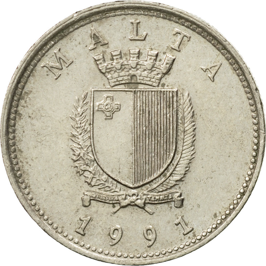 Malta Coin Maltese 10 Cents | Mahi Mahi Fish | KM96 | 1991 - 2007