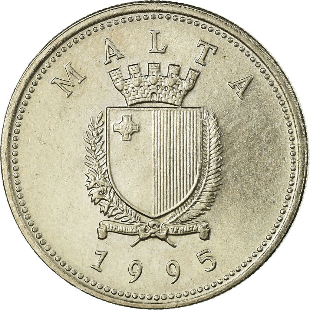 Malta Coin Maltese 10 Cents | Mahi Mahi Fish | KM96 | 1991 - 2007