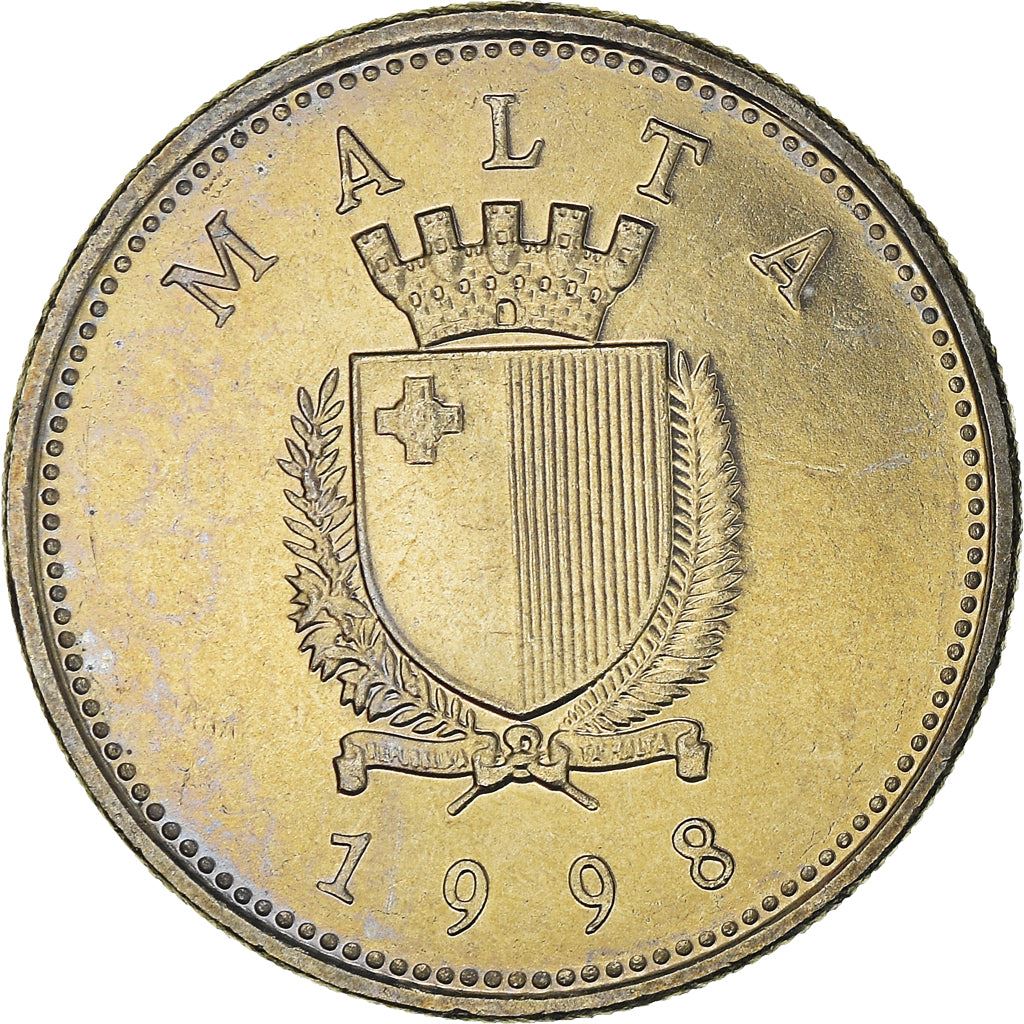 Malta Coin Maltese 10 Cents | Mahi Mahi Fish | KM96 | 1991 - 2007