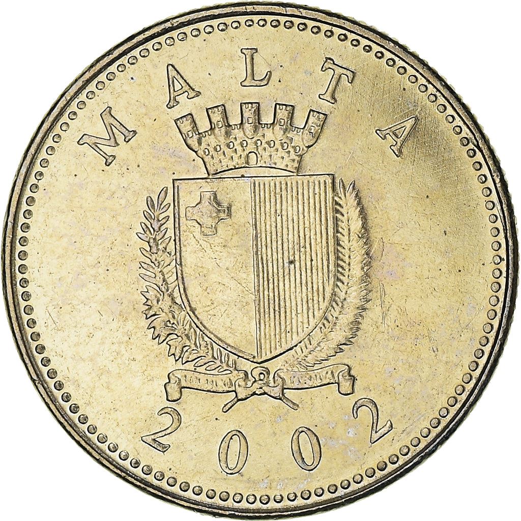 Malta Coin Maltese 2 Cents | Olive Branch | KM94 | 1991 - 2007