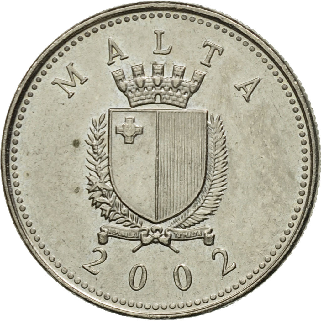 Malta Coin Maltese 2 Cents | Olive Branch | KM94 | 1991 - 2007