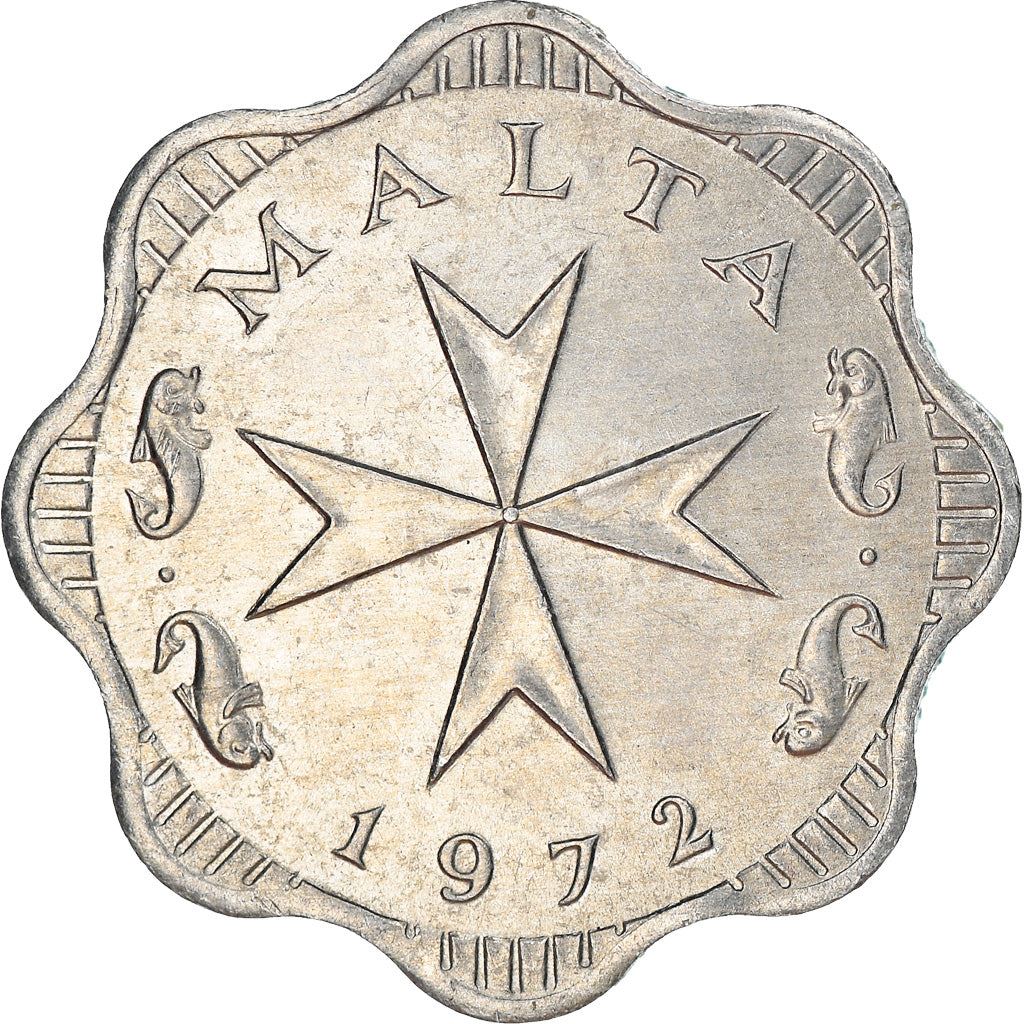 Malta Coin Maltese 2 Mils | Maltese Cross | KM5 | 1972 - 2007