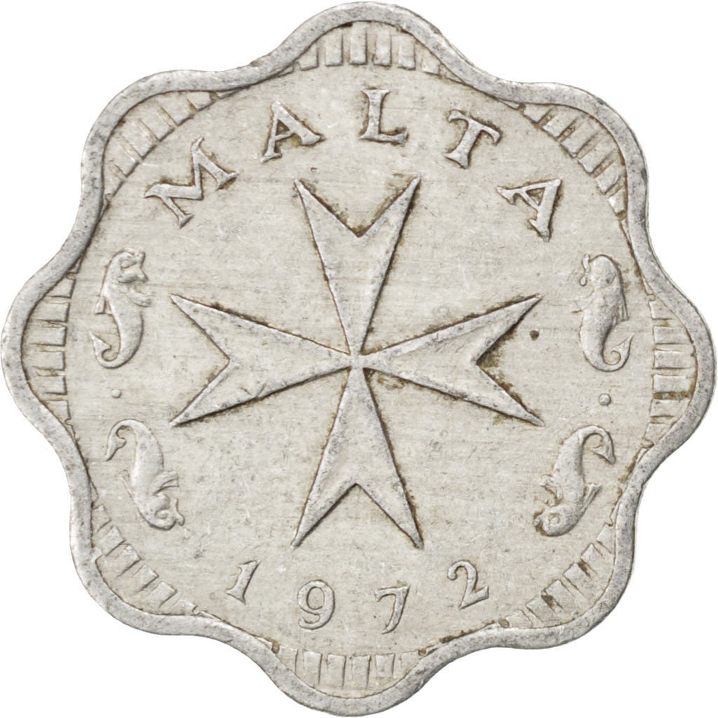 Malta Coin Maltese 2 Mils | Maltese Cross | KM5 | 1972 - 2007