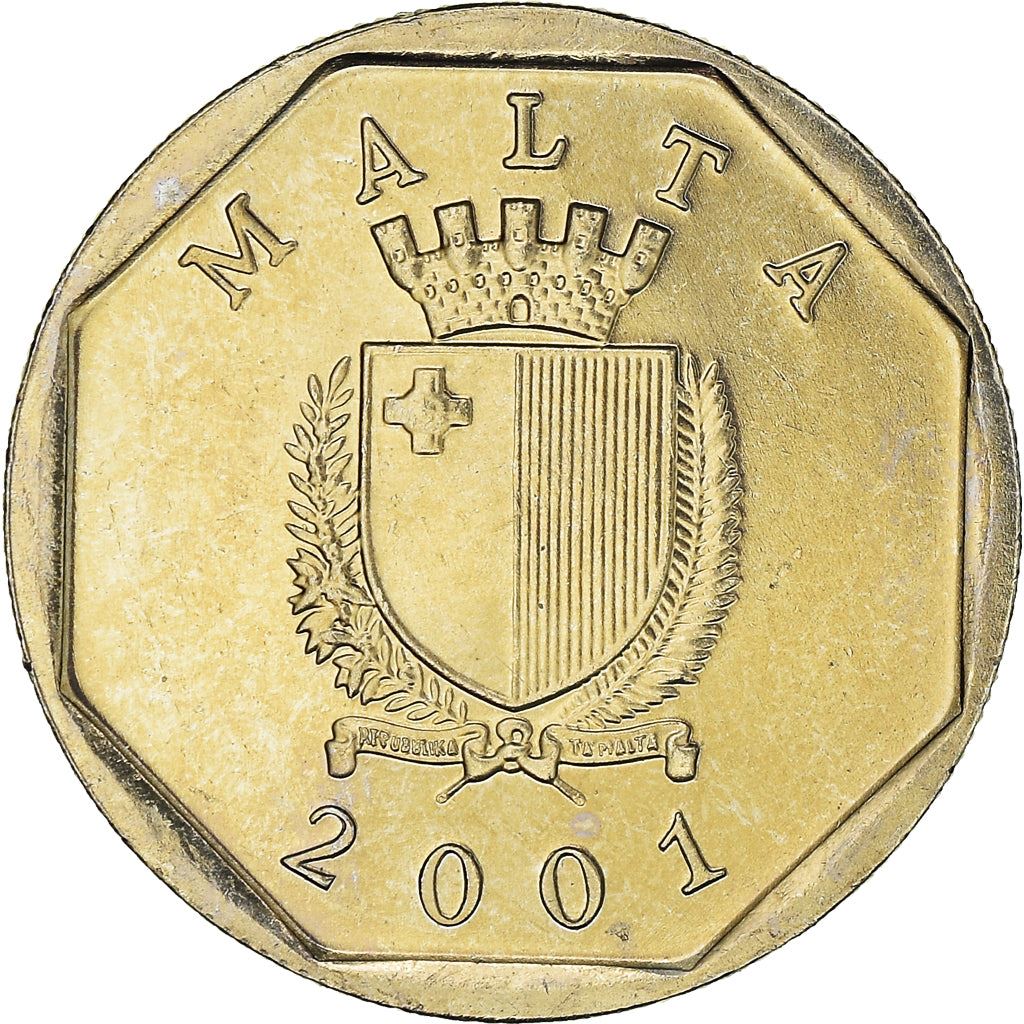 Malta Coin Maltese 5 Cents | Freshwater Crab | KM95 | 1991 - 2007