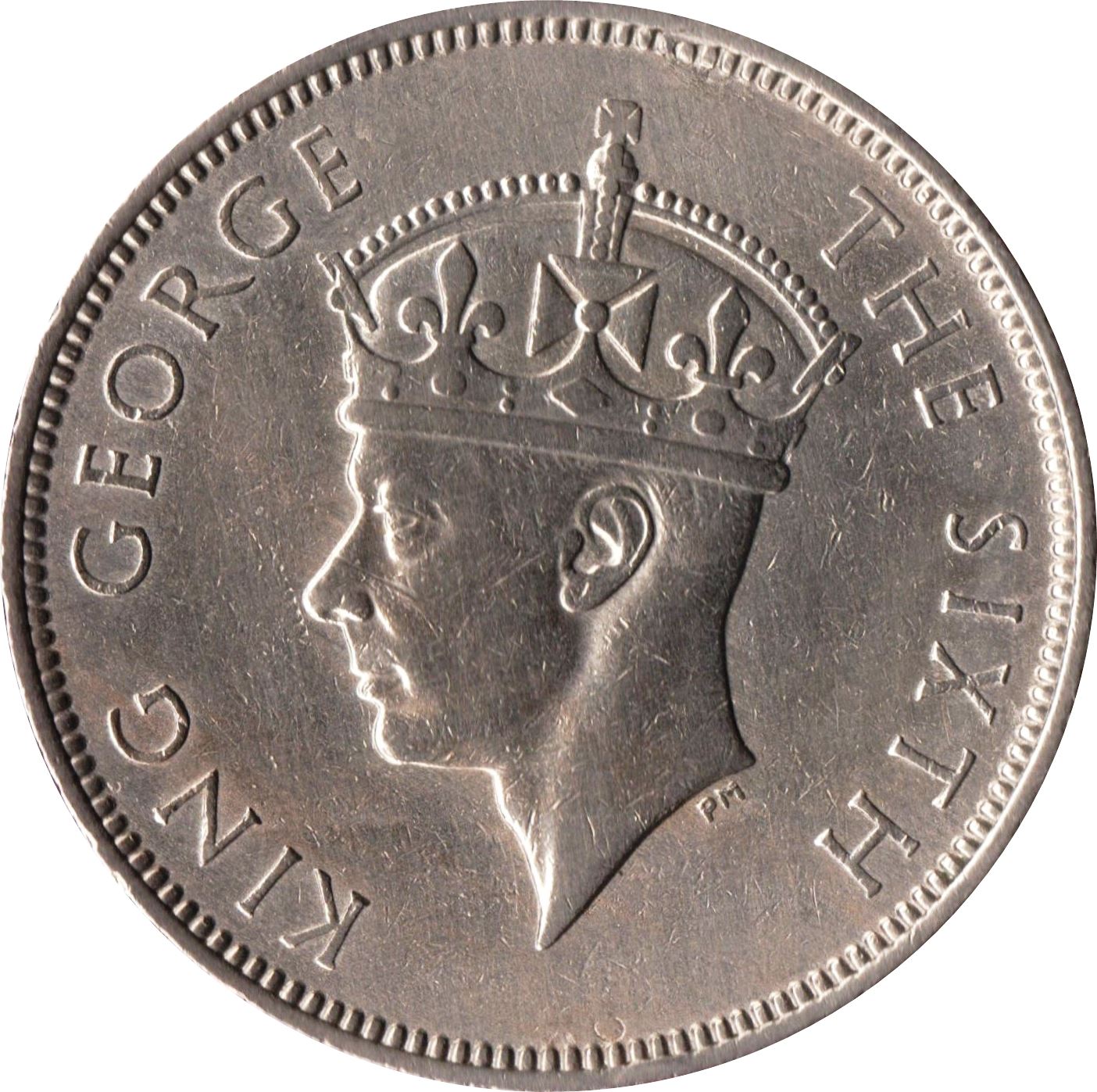 Mauritius | 1 Rupee Coin | King George VI | KM29 | 1950 - 1951