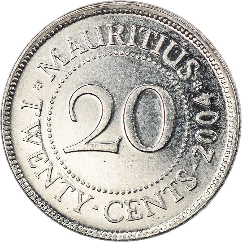 Mauritius | 20 Cents - Seewoosagur Ramgoolam | KM53 | 1987 - 2022