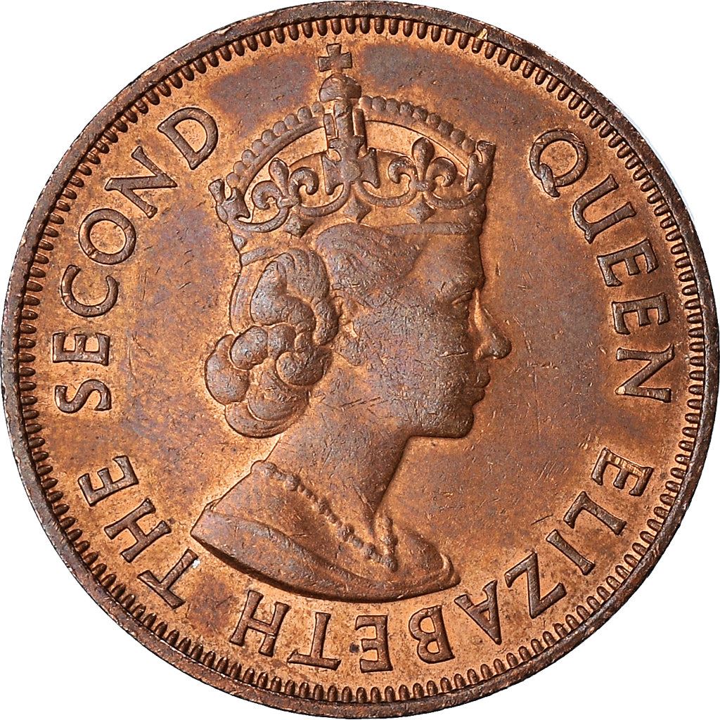 Mauritius 5 Cents Coin | Queen Elizabeth II | KM34 | 1956 - 1978