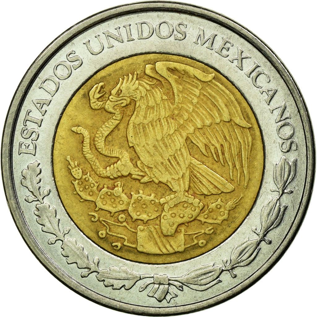 Mexico 1 Peso Coin | Aztec calendar | Piedra del Sol | Golden Eagle| Ring of Splendor | KM603 | 1996 - 2021