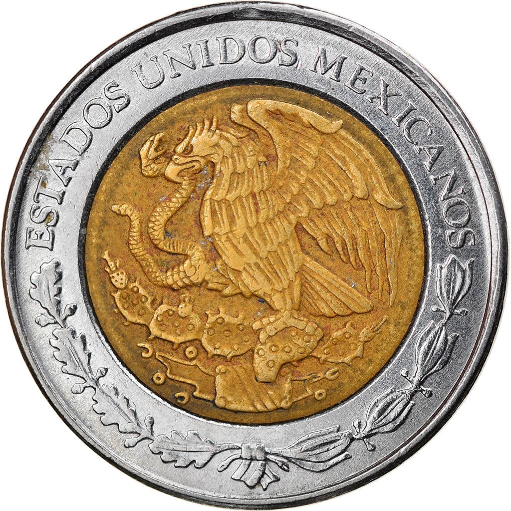 Mexico 1 Peso Coin | Aztec calendar | Piedra del Sol | Golden Eagle| Ring of Splendor | KM603 | 1996 - 2021