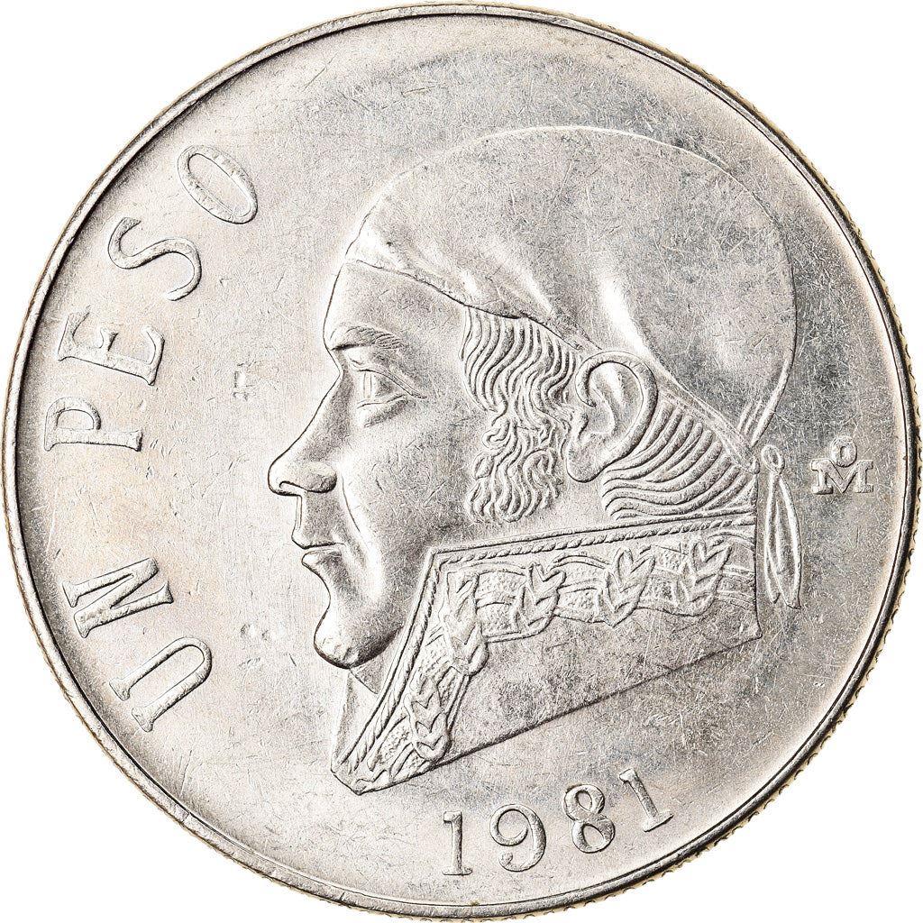 Mexico 1 Peso | José Maria Teclo Morelos y Pavón | Eagle Coin | KM460 | 1970 - 1983