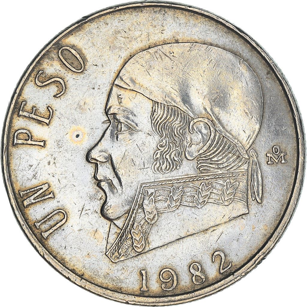 Mexico 1 Peso | José Maria Teclo Morelos y Pavón | Eagle Coin | KM460 | 1970 - 1983