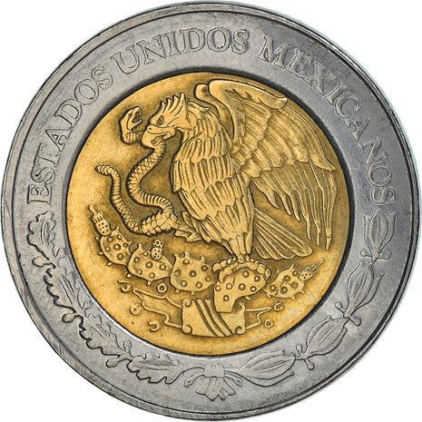 Mexico 2 Pesos | Aztec calendar | Piedra del Sol Coin | KM604 | 1996 - 2021