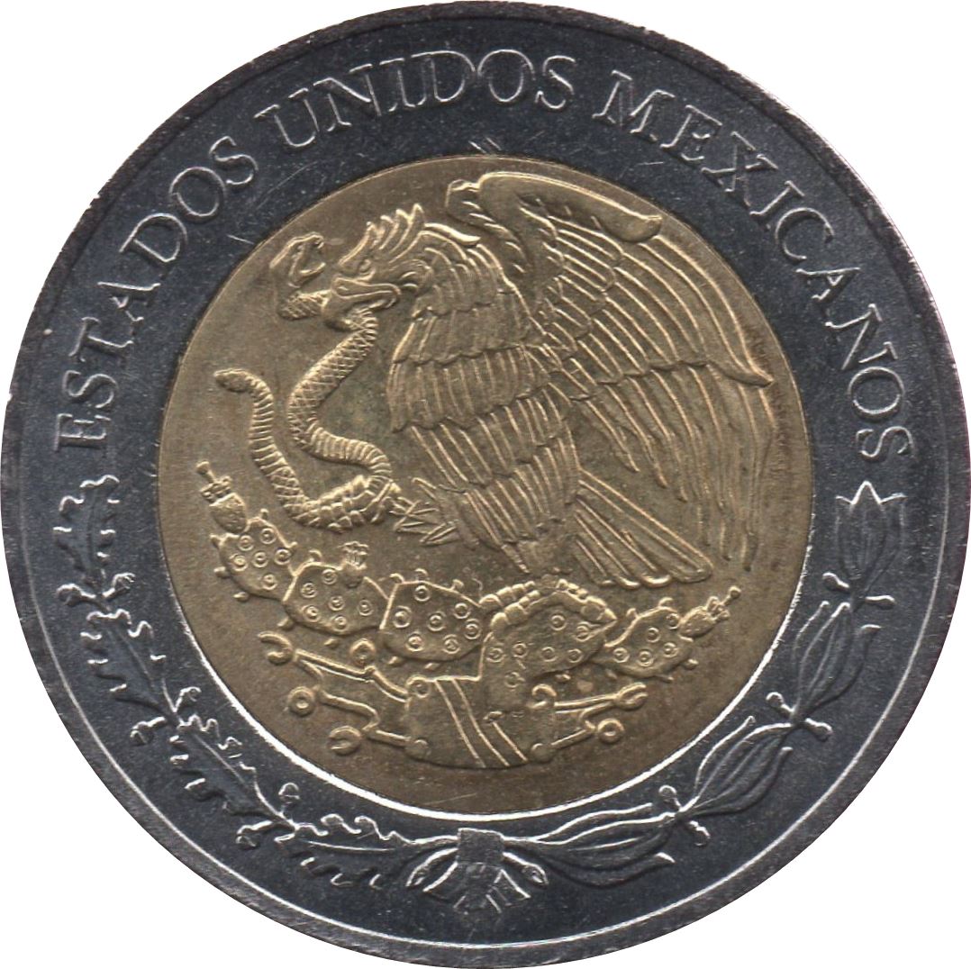 Mexico 2 Pesos | Aztec calendar | Piedra del Sol Coin | KM604 | 1996 - 2021