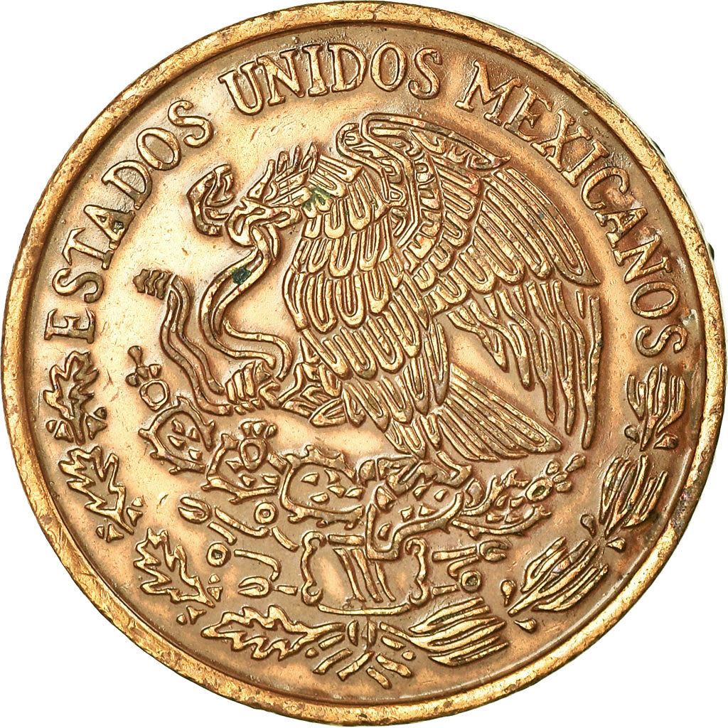 Mexico 20 Centavos | Liberty cap | Pyramid | Teotihuacán Coin | KM440 | 1955 - 1971