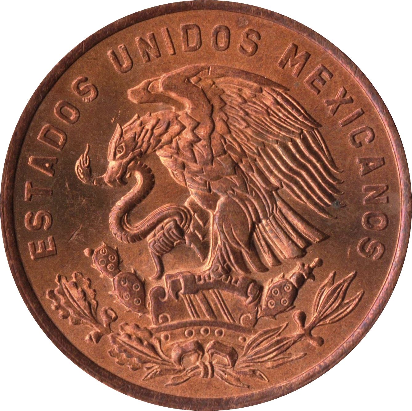 Mexico 20 Centavos | Liberty cap | Pyramid | Teotihuacán Coin | KM440 | 1955 - 1971