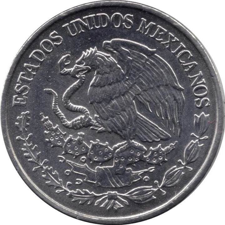 Mexico 20 Centavos | Mexico emblem | Eagle | Aztec calendar Coin | KM935 | 2009 - 2021