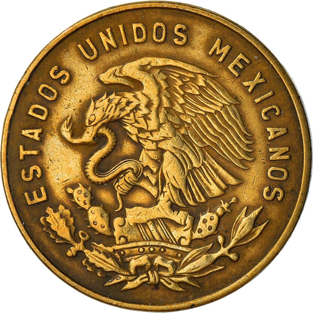 Mexico 5 Centavos | Josefa Ortiz de Domínguez | Eagle | Snake Coin | KM426 | 1954 - 1969