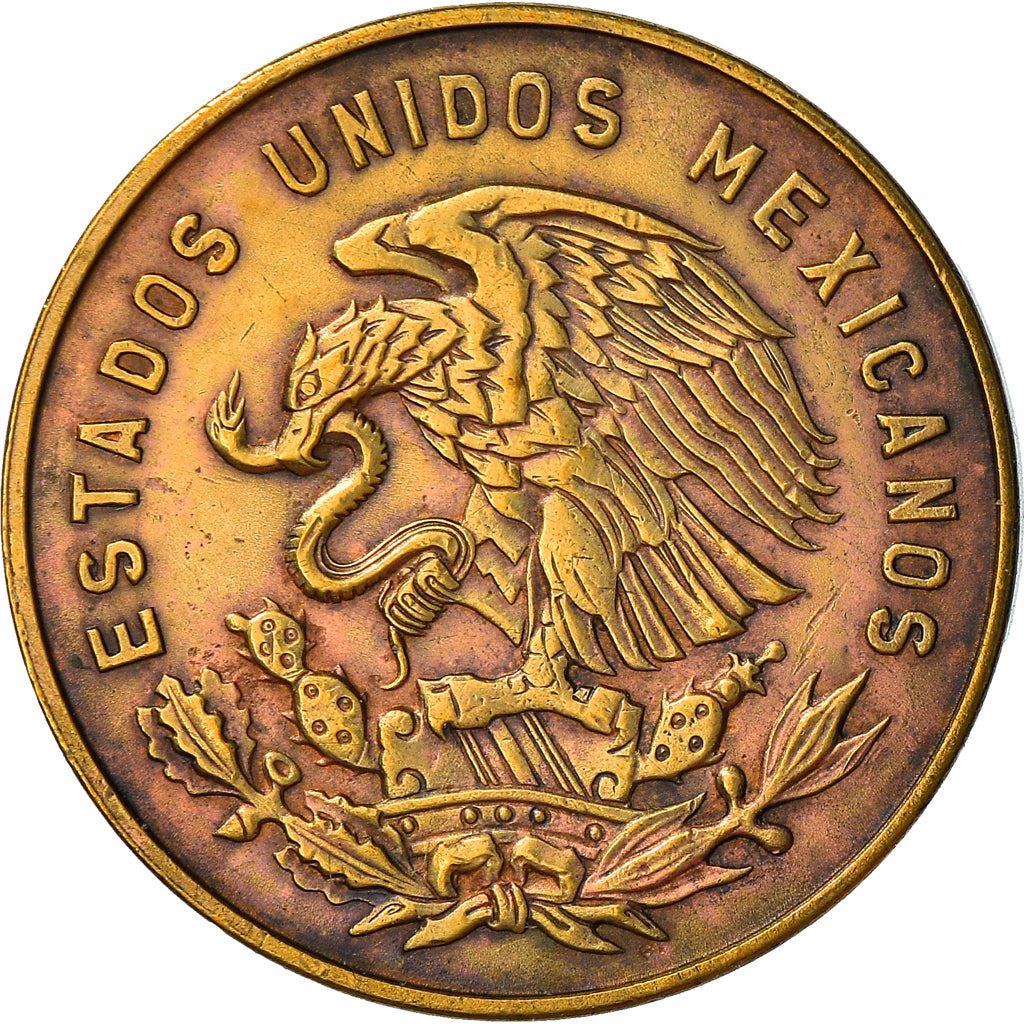 Mexico 5 Centavos | Josefa Ortiz de Domínguez | Eagle | Snake Coin | KM426 | 1954 - 1969