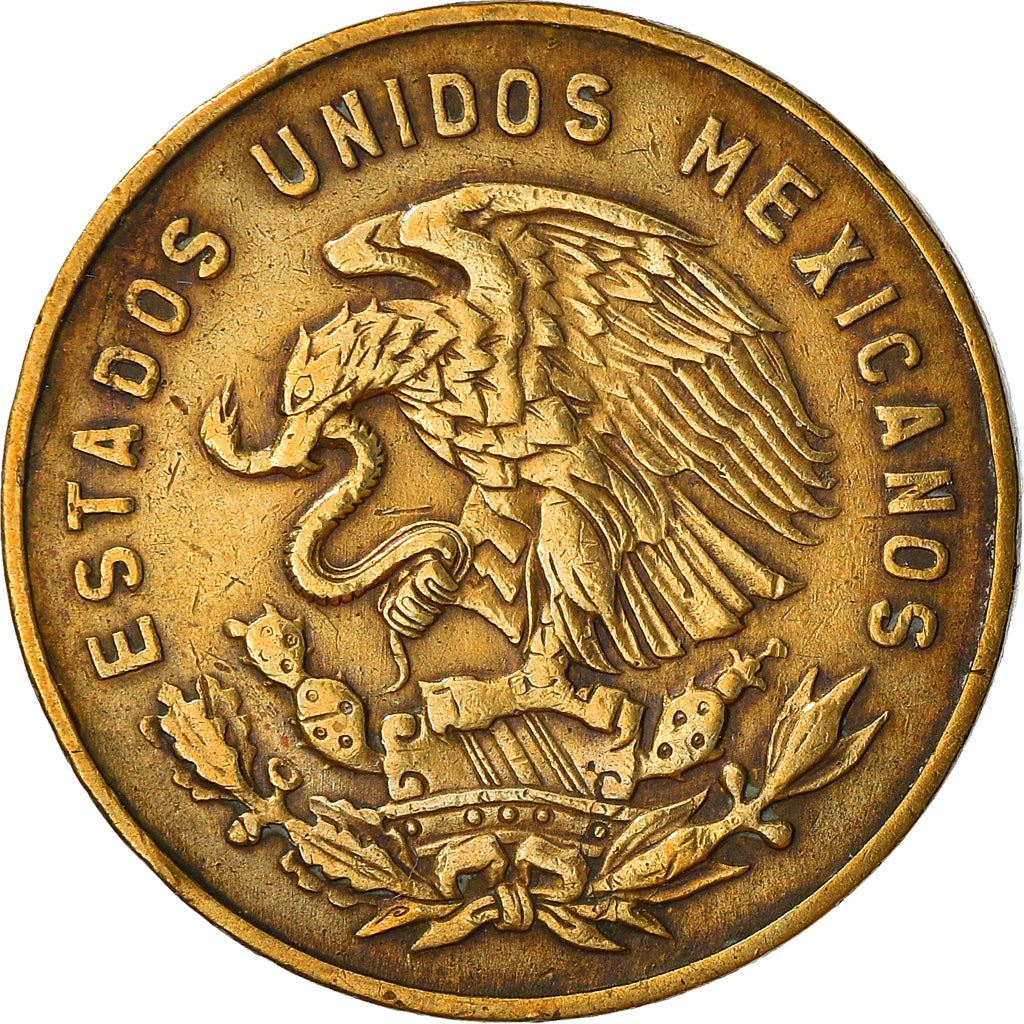 Mexico 5 Centavos | Josefa Ortiz de Domínguez | Eagle | Snake Coin | KM426 | 1954 - 1969