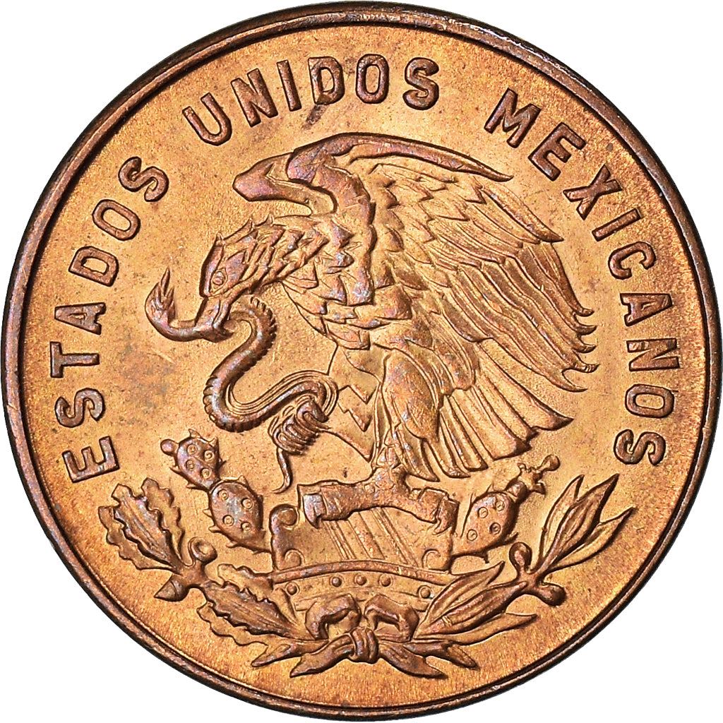 Mexico 5 Centavos | Josefa Ortiz de Domínguez | Eagle | Snake Coin | KM426 | 1954 - 1969