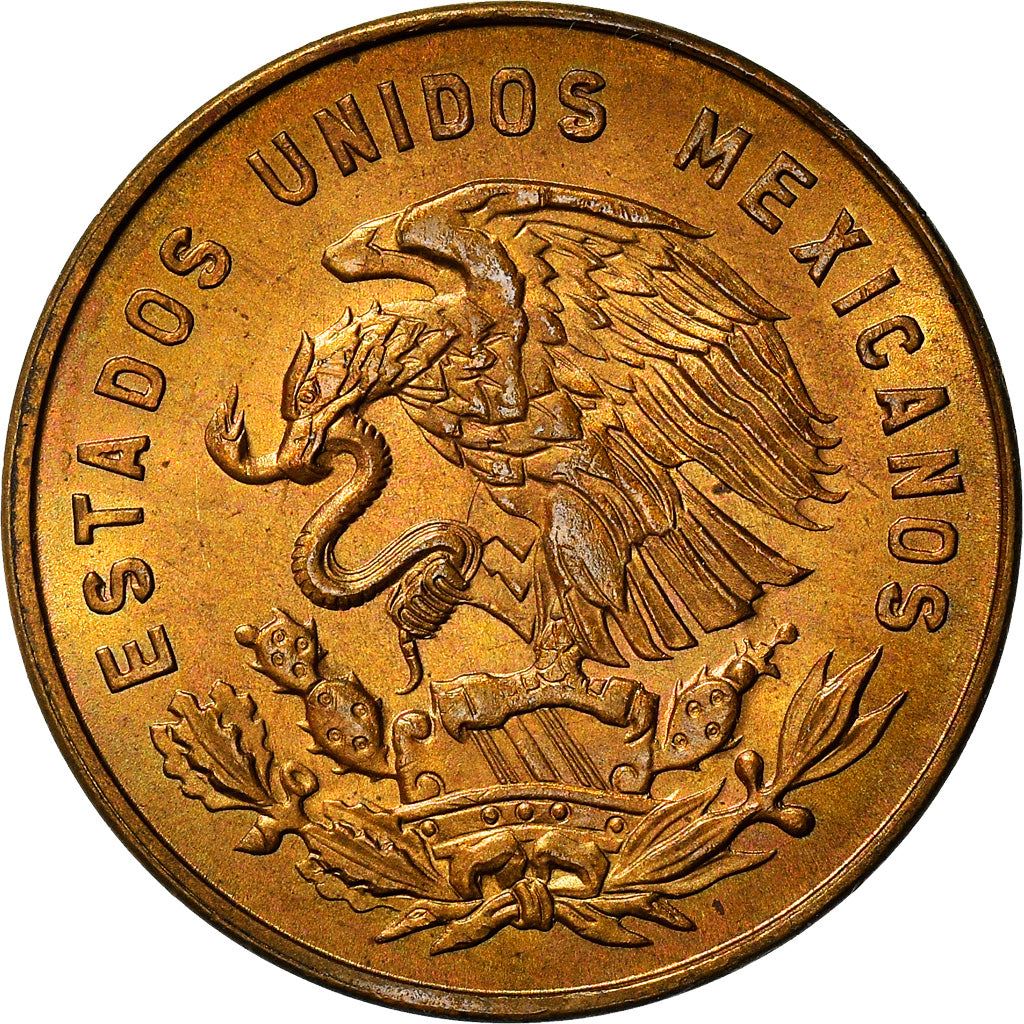 Mexico 5 Centavos | Josefa Ortiz de Domínguez | Eagle | Snake Coin | KM426 | 1954 - 1969