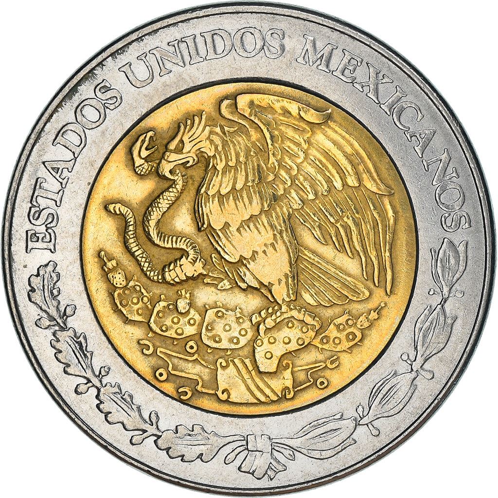 Mexico 5 Pesos | Aztec sun stone | Serpents ring | Eagle Coin | KM605 | 1997 - 2021