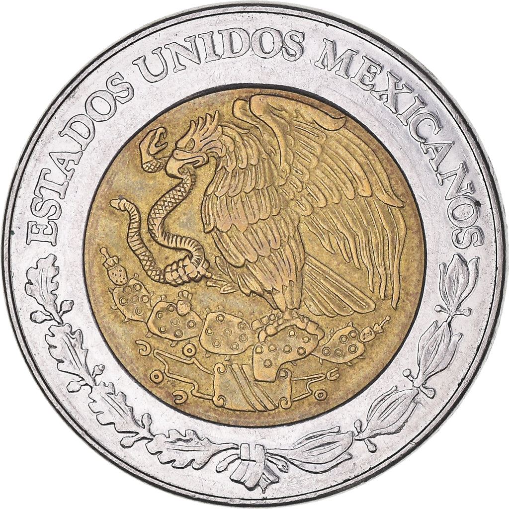 Mexico 5 Pesos | Aztec sun stone | Serpents ring | Eagle Coin | KM605 | 1997 - 2021