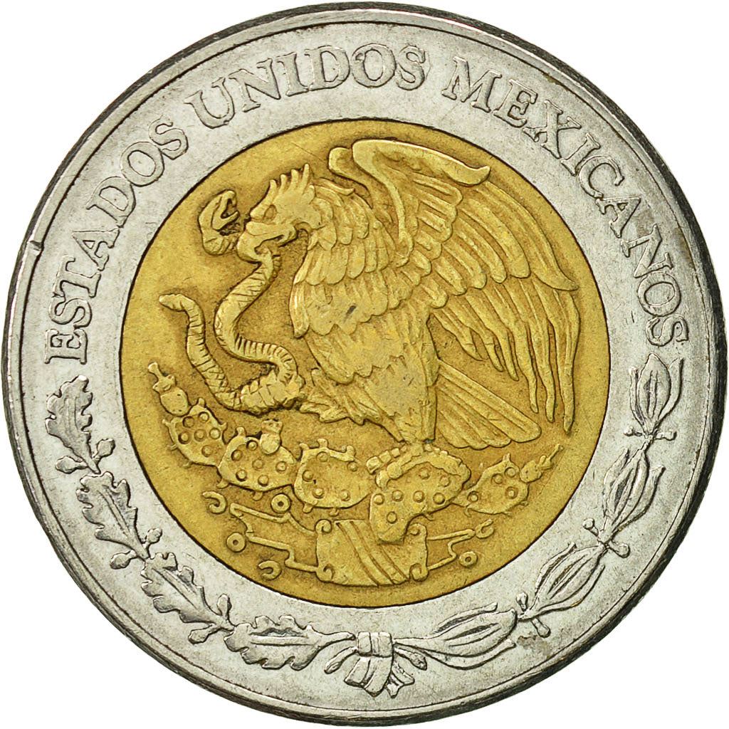 Mexico 5 Pesos | Aztec sun stone | Serpents ring | Eagle Coin | KM605 | 1997 - 2021