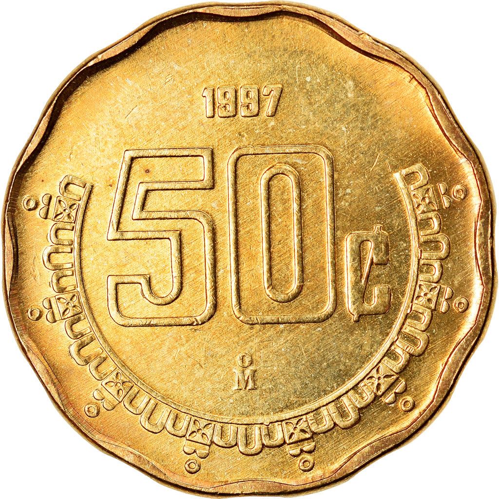 Mexico 50 Centavos | Anillo de la Aceptación | Eagle | Snake Coin | KM549 | 1992 - 2009