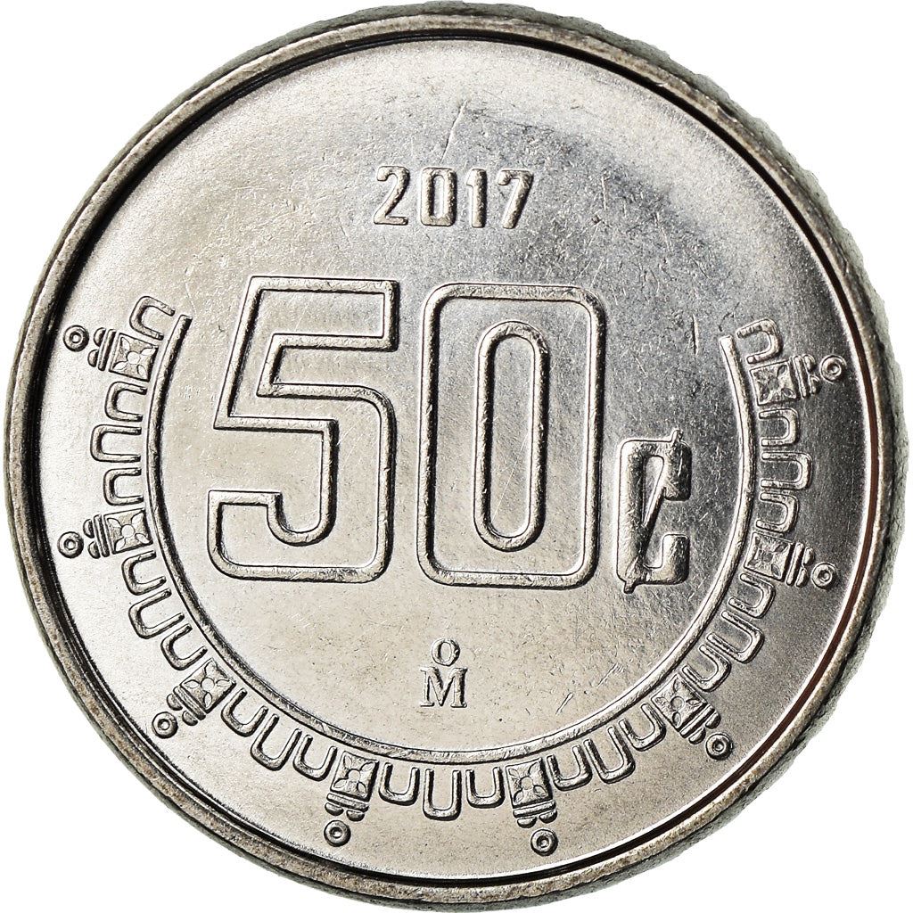 Mexico 50 Centavos | Eagle | Ring | Anillo de la Aceptación Coin | KM936 | 2009 - 2021