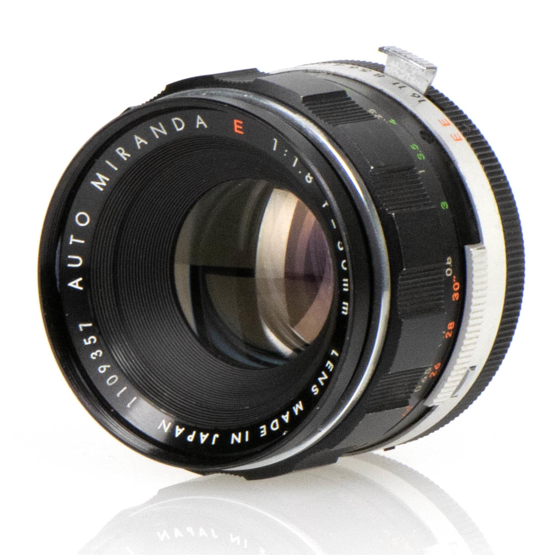 Miranda DR Camera | Miranda E 50mm f1.8 | White | Japan | A mount | 1961 - 1962