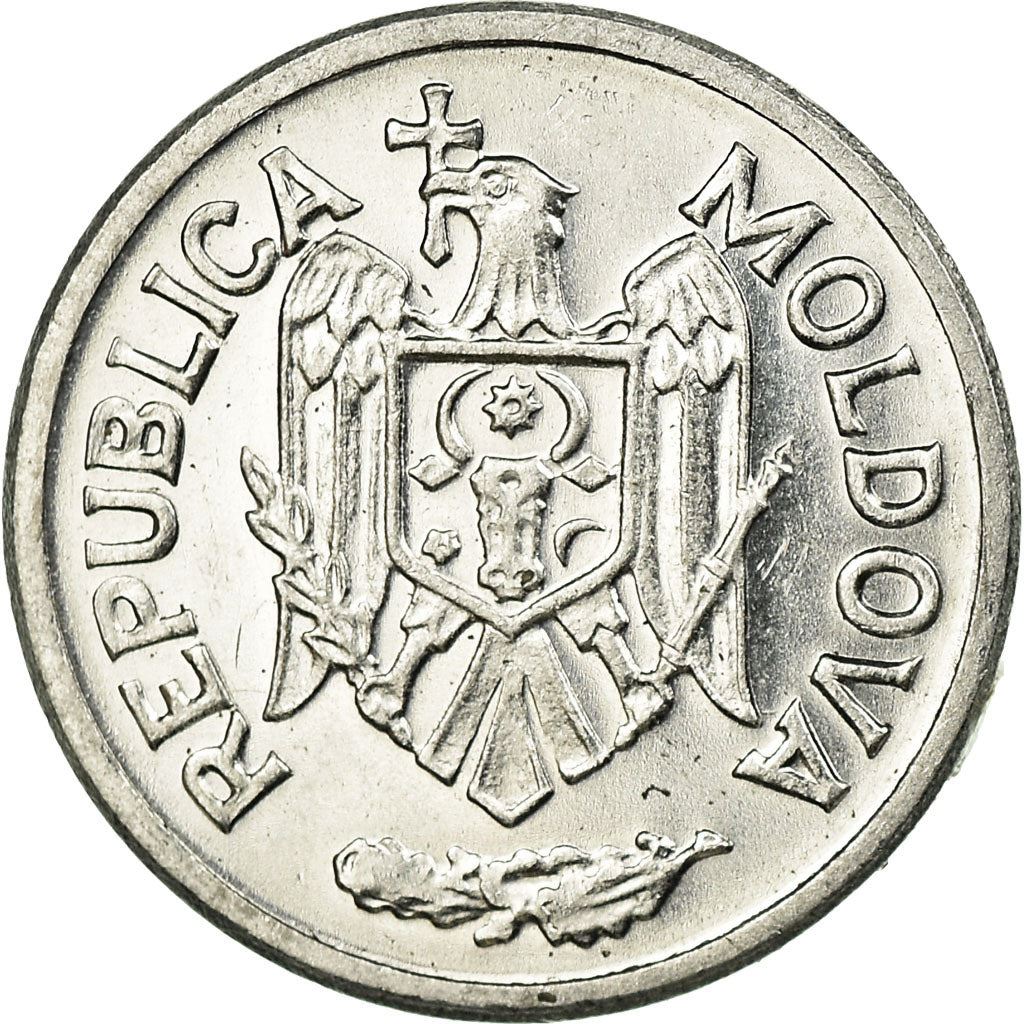 Moldova 5 Bani Coin | Eagle | Oak Leaves | KM2 | 1993 - 2021