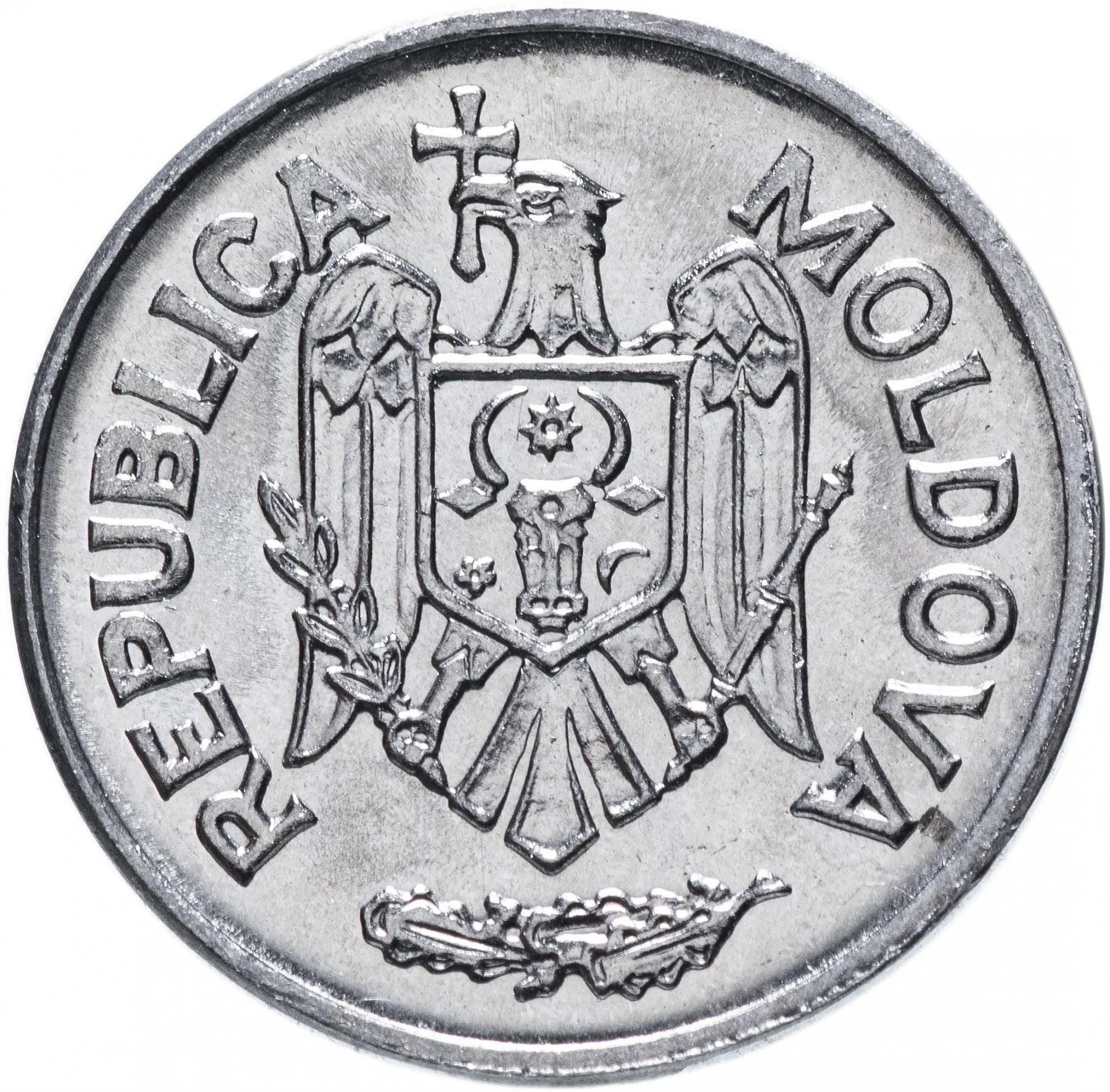 Moldova 50 Bani Coin | Eagle | KM4 | 1993