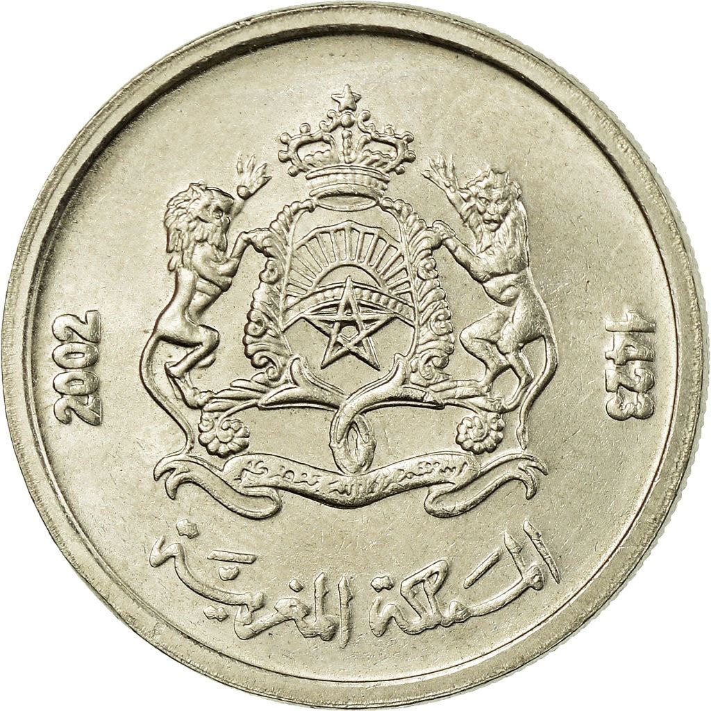 Morocco ½ Dirham Coin | Mohammed VI | Satellite 📡 | Technologies | Y116 | 2002