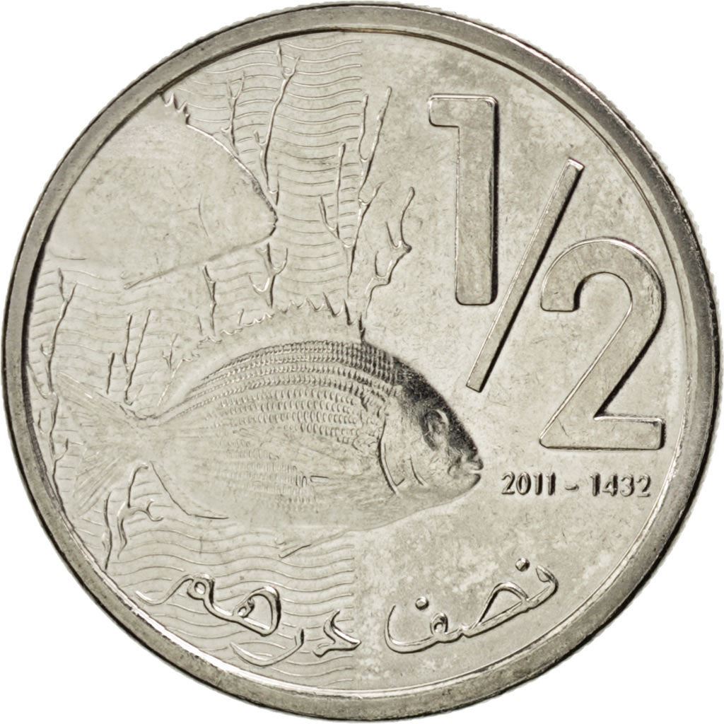 Morocco ½ Dirham - Mohammed VI Coin Y138 2011 - 2020