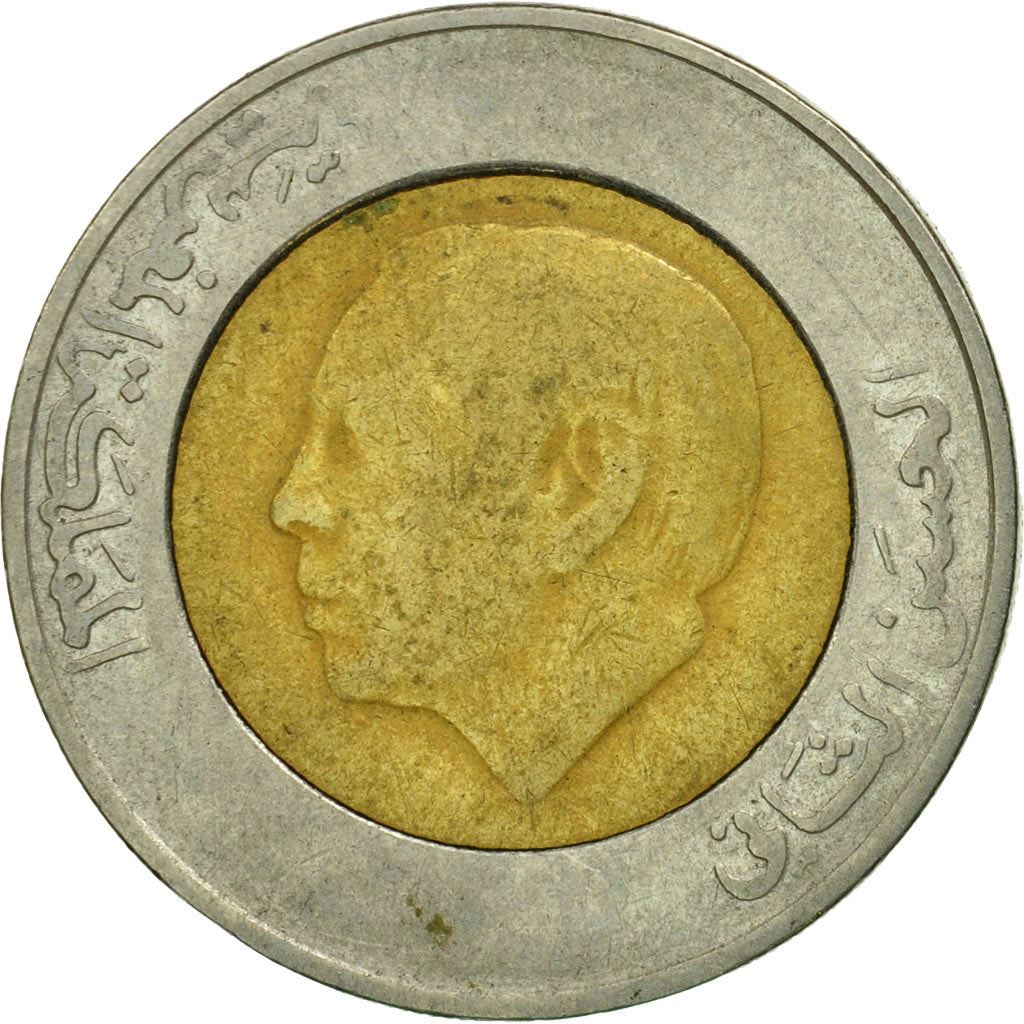 Morocco 5 Dirhams Coin | Hassan II | Y82 | 1987