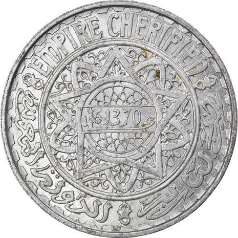 Morocco | 5 Francs Coin | Mohammed V | Y48 | 1951