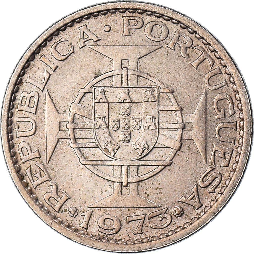 Mozambique 5 Escudos Coin | Military Order Of Christ | KM86 | 1971 - 1973