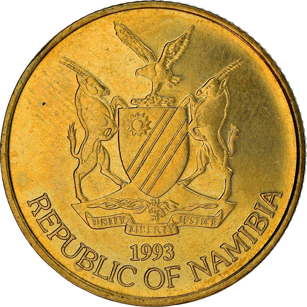 Namibia 5 Dollars Coin KM5 1993 - 2015