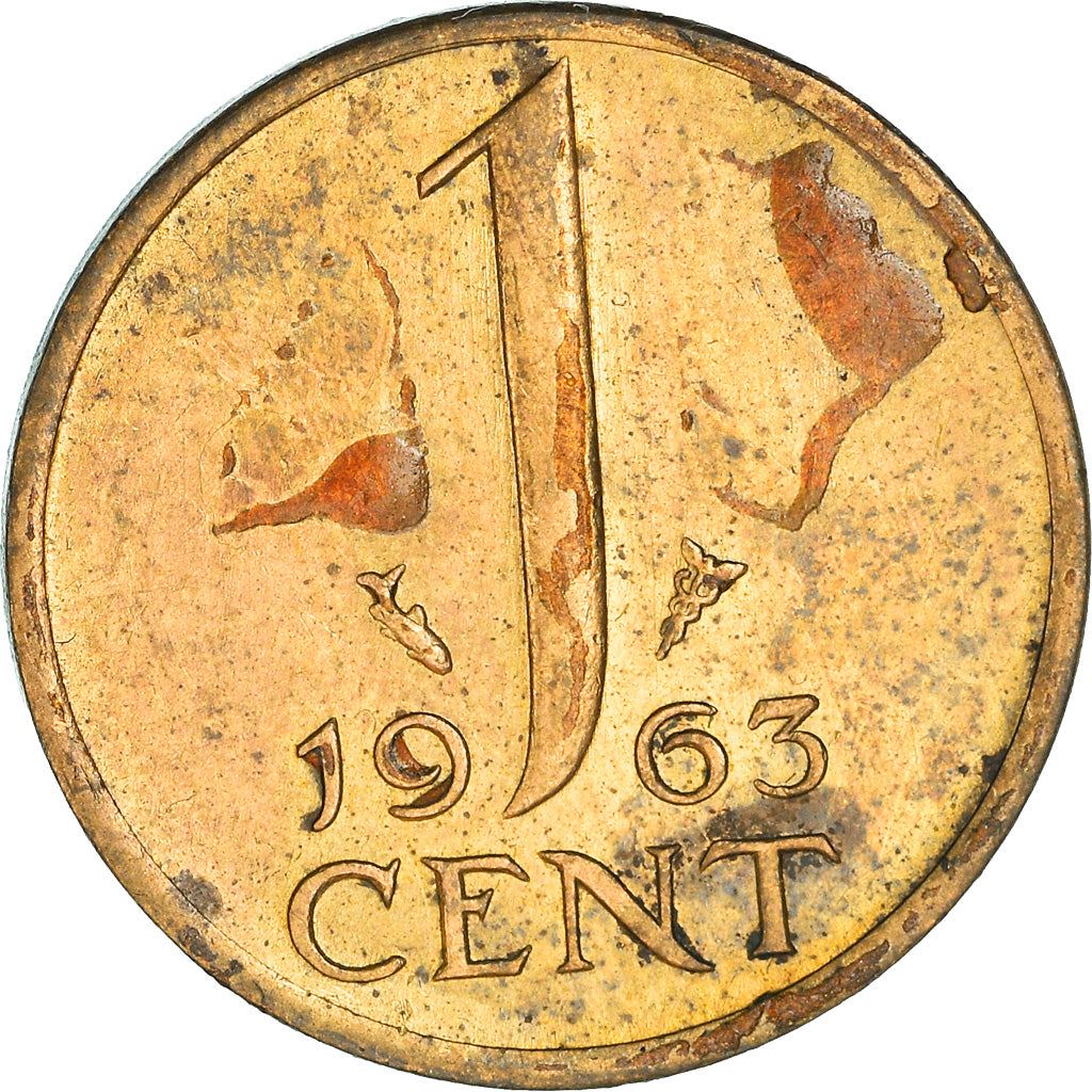 Netherlands | 1 Cent | 100 Mixed Coins | KM180 | 1950 - 1980 | Bronze | Dutch Queen Juliana