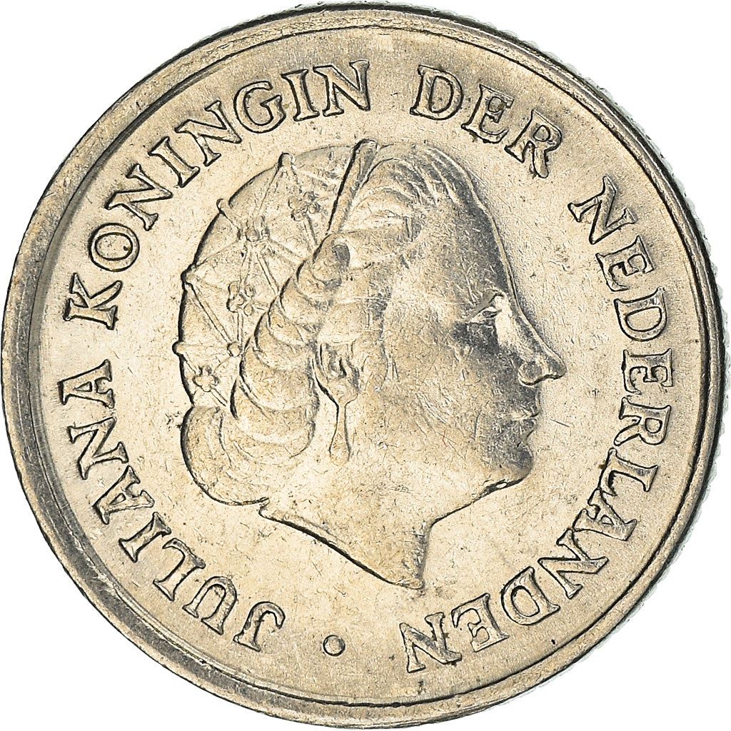 Netherlands 10 Cents Juliana | Coin KM182 1950 - 1980