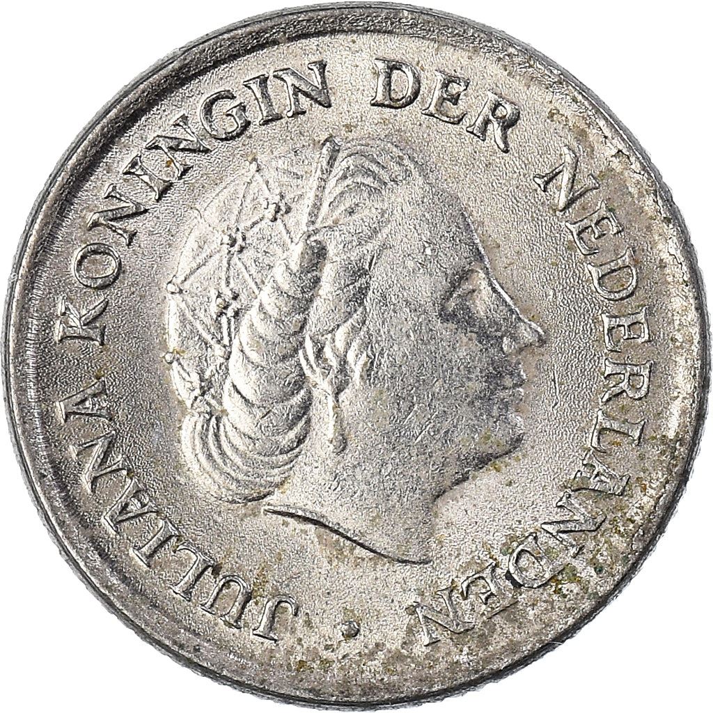 Netherlands 10 Cents Juliana | Coin KM182 1950 - 1980