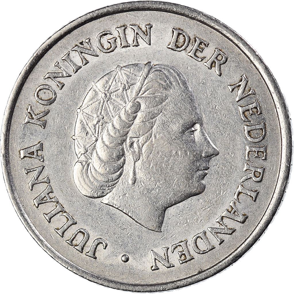 Netherlands 25 Cents Juliana | Coin KM183 1950 - 1980