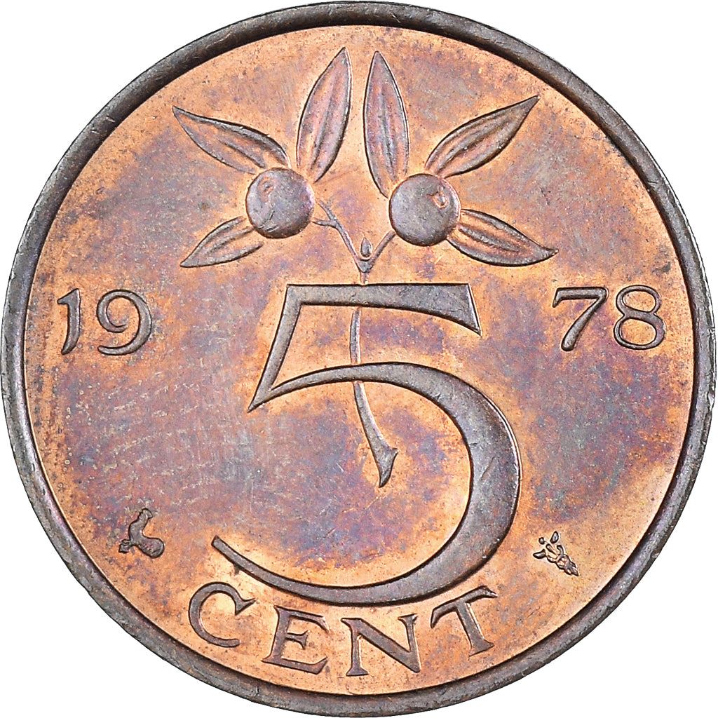 Netherlands 5 Cent Juliana | Coin KM181 1950 - 1980