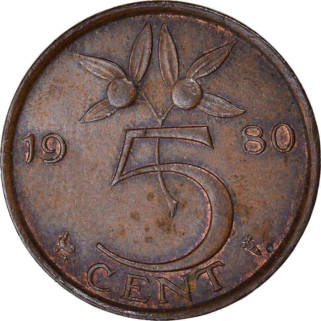 Netherlands 5 Cent Juliana | Coin KM181 1950 - 1980