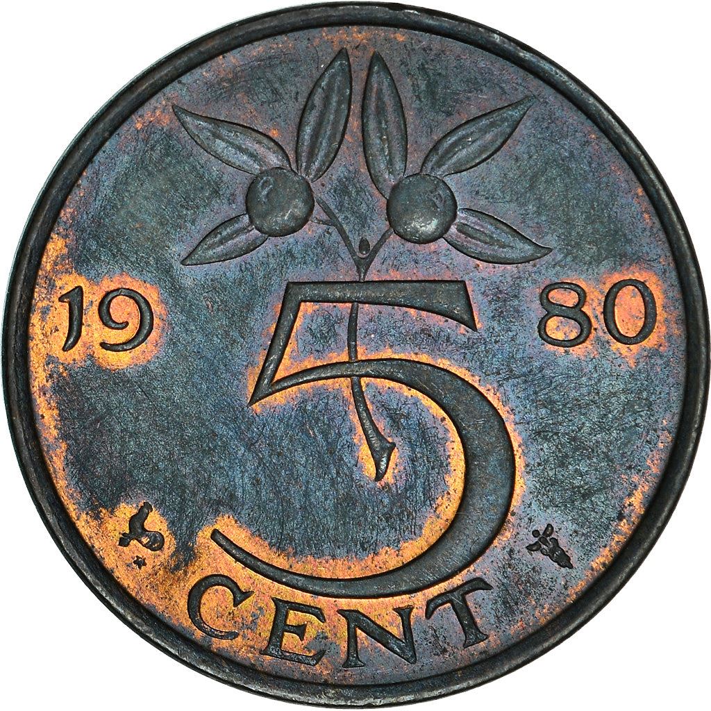 Netherlands 5 Cent Juliana | Coin KM181 1950 - 1980