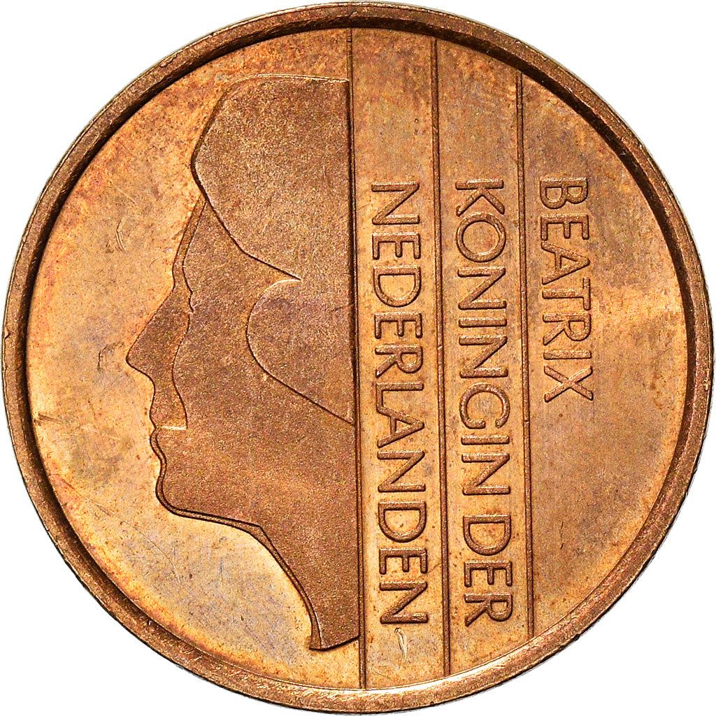 Netherlands 5 Cents Beatrix | Coin KM202 1982 - 2001