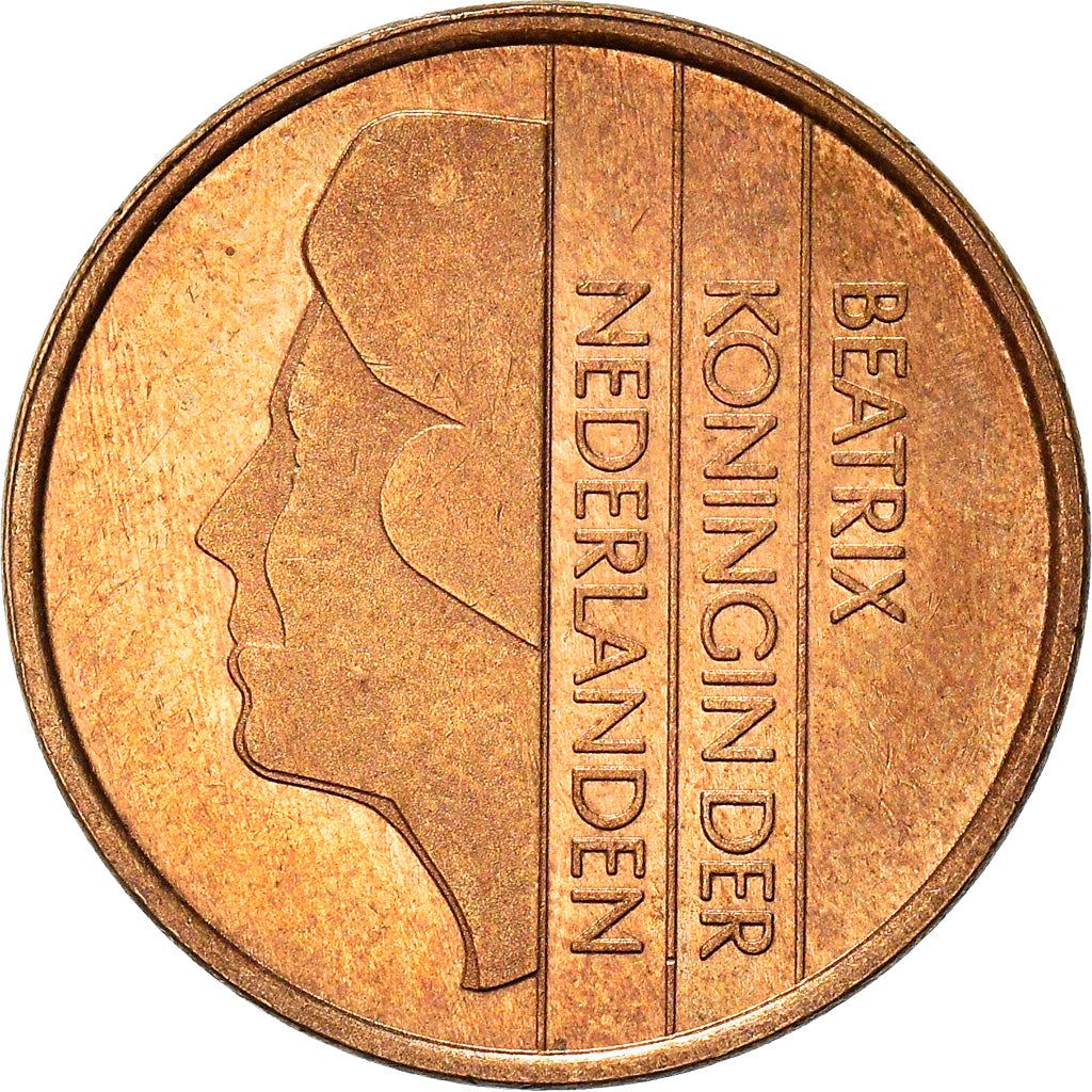 Netherlands 5 Cents Beatrix | Coin KM202 1982 - 2001