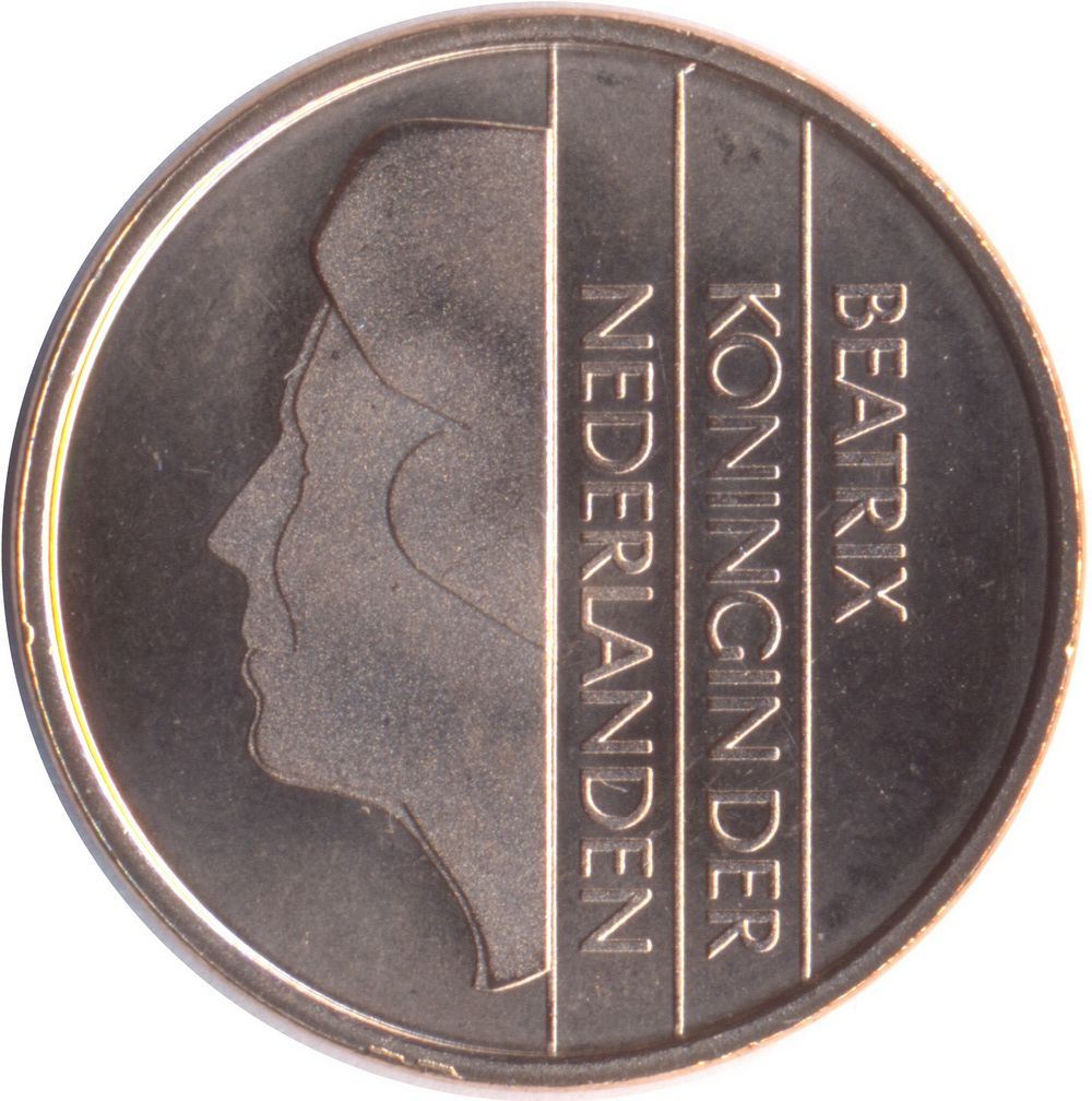 Netherlands 5 Cents Beatrix | Coin KM202 1982 - 2001