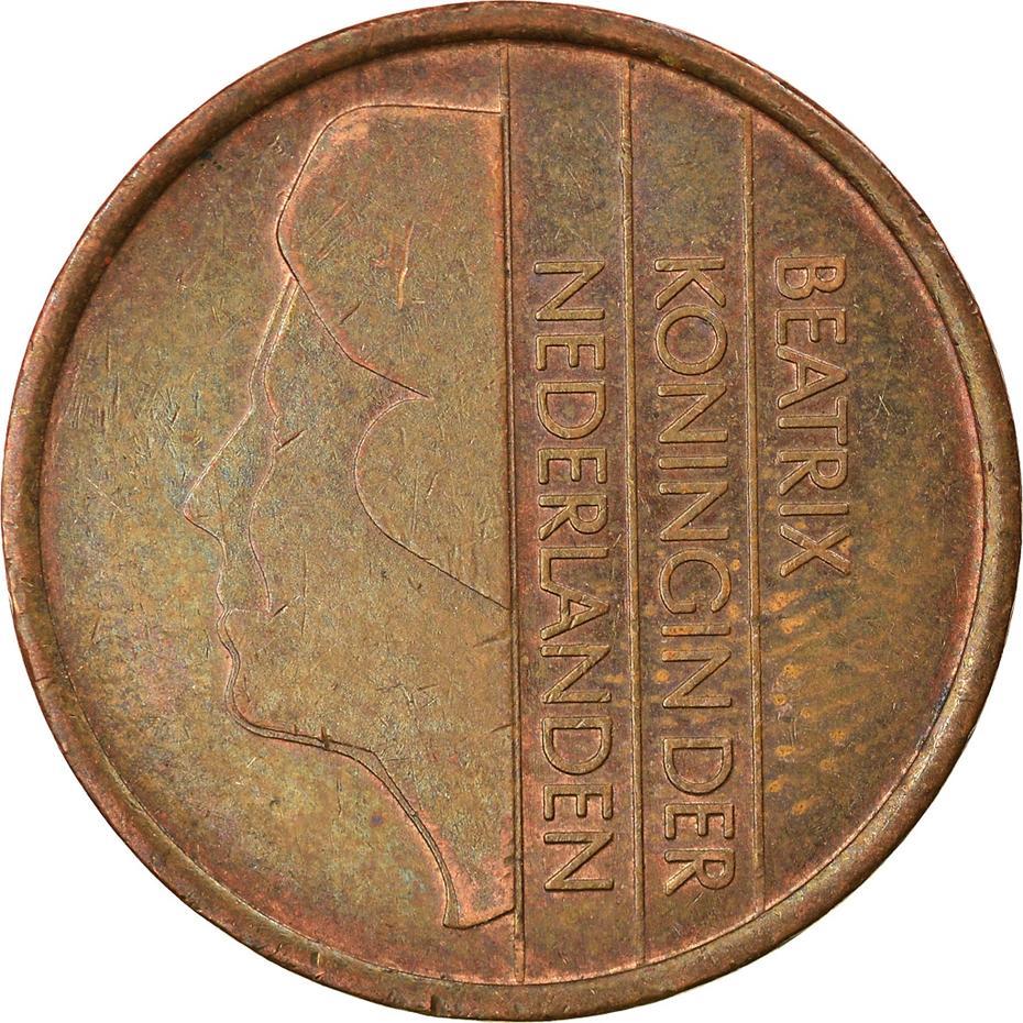 Netherlands 5 Cents Beatrix | Coin KM202 1982 - 2001